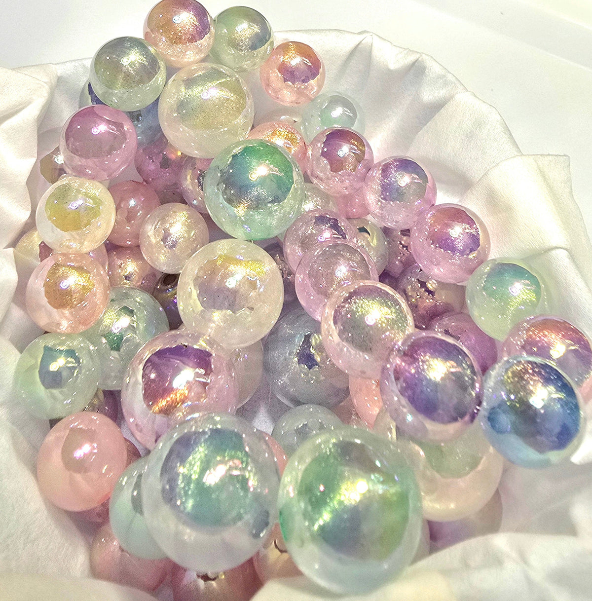 Iridescent Beaded Bracelets Collection