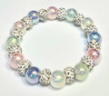 *12mm Iridescent Beads w/Barrel Sparkle Beads