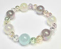 *14mm Iridescent Beads with 8mm Beaded Bracelet